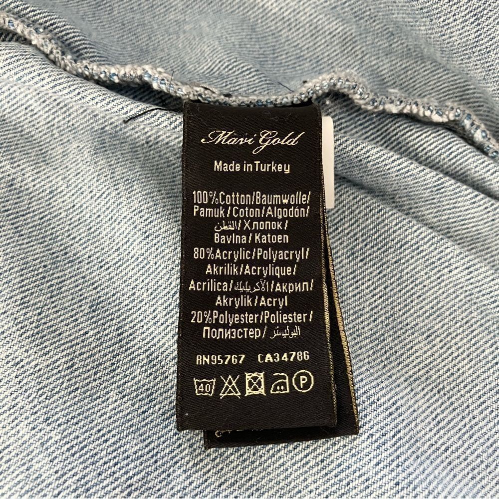 Mavi Gold Denim Sherpa Hooded Jacket* - Picture 8 of 11